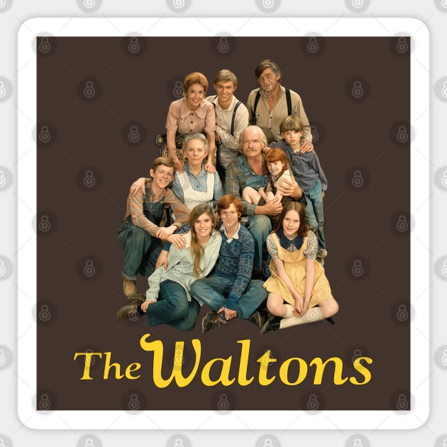 The Waltons - Group - 70s Tv Show Sticker by wildzerouk